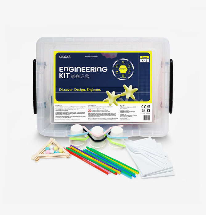 Engineering Kit with Ozobot EVO 6 Pack: K-2 Students