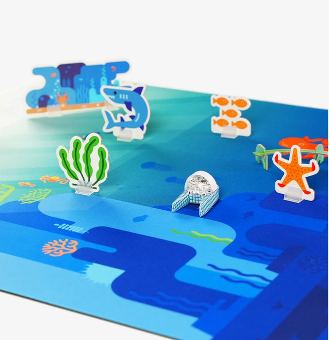 Ozobot Challenge Mats: 4 Choices Available (Mission to Mars, Soccer, Basketball, Ocean Explorer)