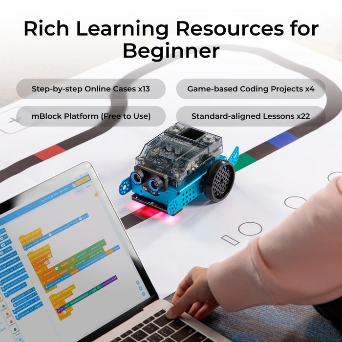 Makeblock mBot2 Rover Robotics Kit - Interactive Emo Robot for Coding Learning and Outdoor Play