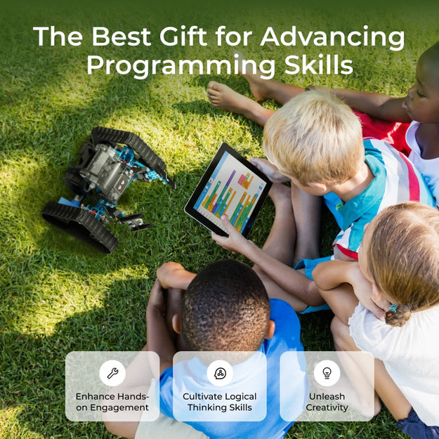 Makeblock mBot2 Rover Robotics Kit - Interactive Emo Robot for Coding Learning and Outdoor Play