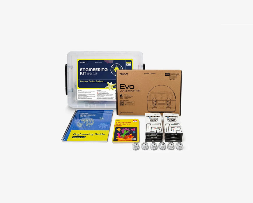 Engineering Kit with Ozobot EVO 6 Pack: K-5 Students