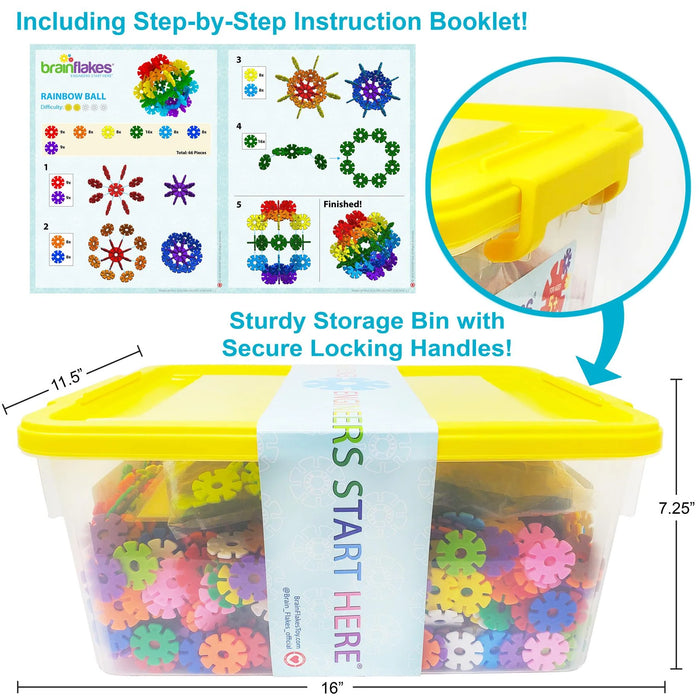 Brain Flakes 2500pcs Build 'n' Build Set - Classroom Set (4 Units)
