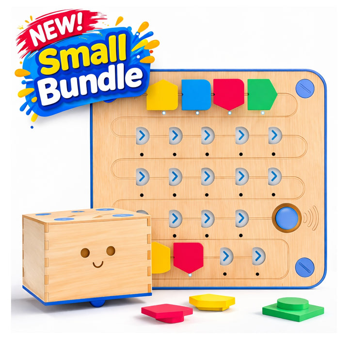 New! + Playset- Small Classroom Bundle (5 Cubetto + Playsets) - Receive Free Storybook