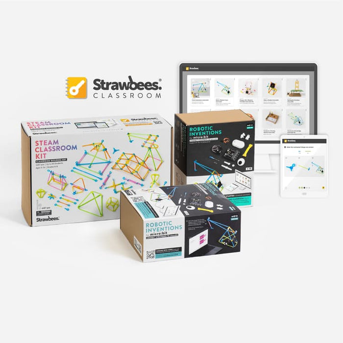 Strawbees Bundle: STEAM Classroom Robotics - micro:bit not Included