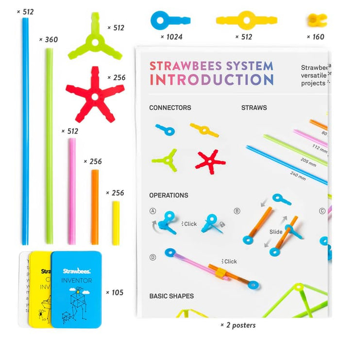 Strawbees STEAM Classroom Kit