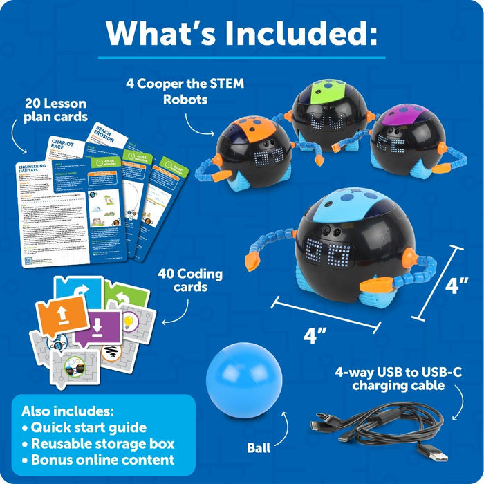 New! Cooper™ the STEM Robot Classroom Pack