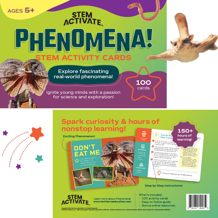 Phenomena! STEM Activity Cards (Ages 5+)