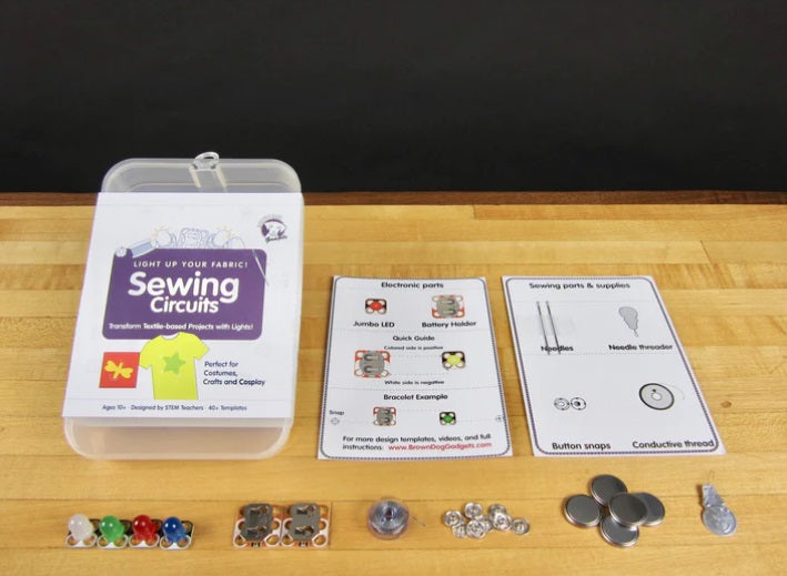 Sewing Circuits Kit - Classroom Set (25 Projects)
