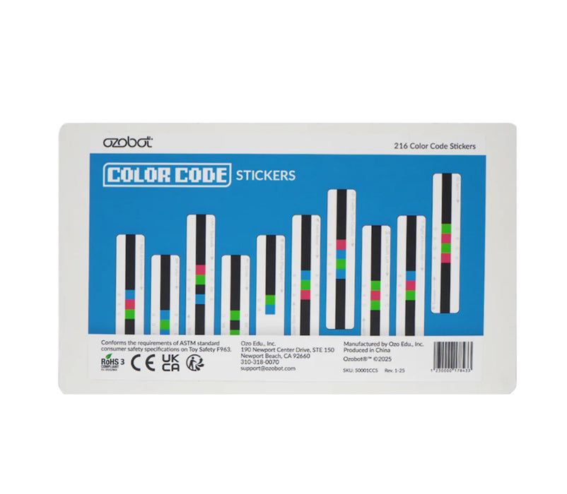 New! Ozobot Color Code Stickers