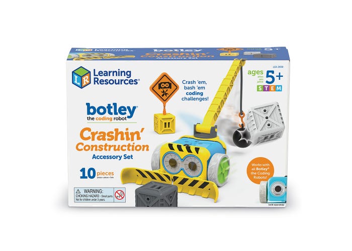 Botley® the Coding Robot Crashin' Construction Accessory Set