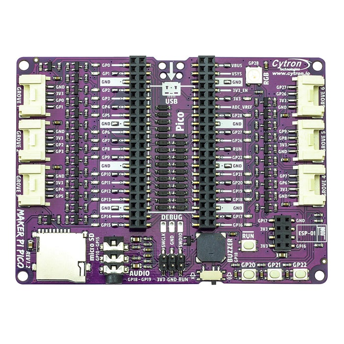 Maker Pi Pico Base : Simplifying Pi Pico for Beginners (excludes Pico)