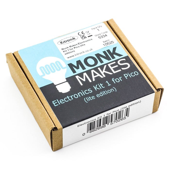 MonkMakes Electronics Kit 1 for Pico (lite edition)