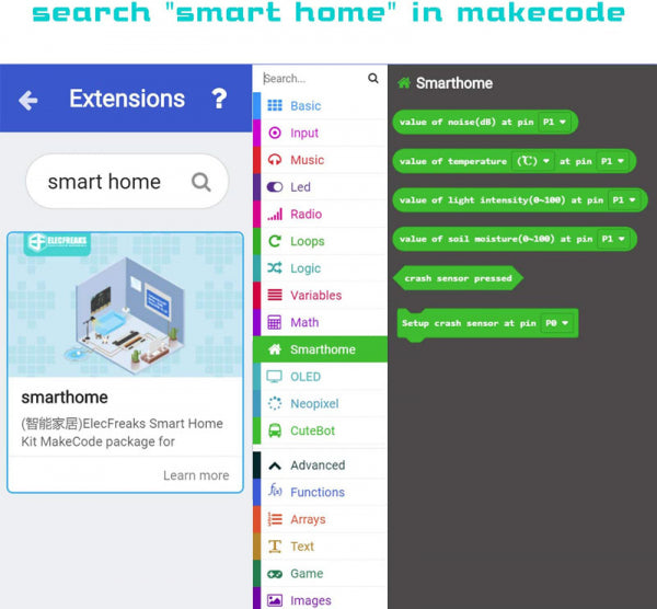 micro:bit Smart Home Kit -without micro:bit  -ElecFreaks