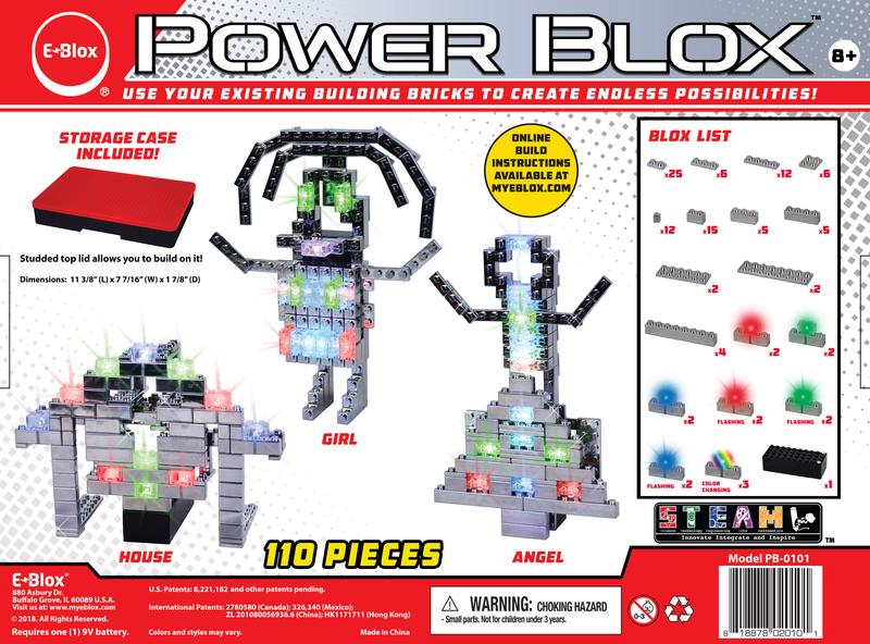 Power Blox™ Advanced Set - E-Blox® - LED Light-Up Building Blocks