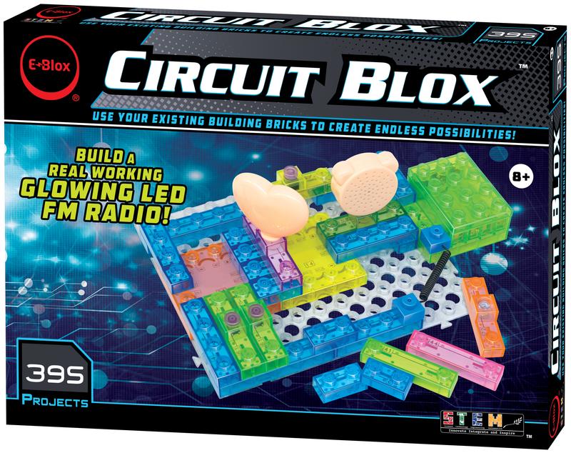 Circuit Blox™ 395 - E-Blox® Circuit Board Building Blocks Toys for Kids