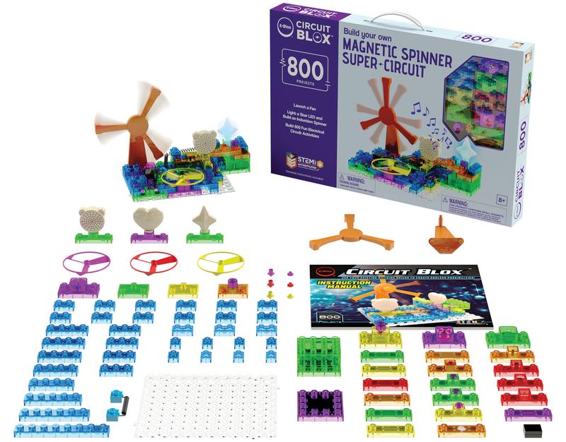 Circuit Blox™ 800 - E-Blox® Circuit Board Building Blocks Toys for Kids