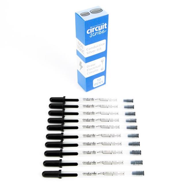Circuit Scribe - Circuit Scribe Conductive Ink Pens (10 Pack)