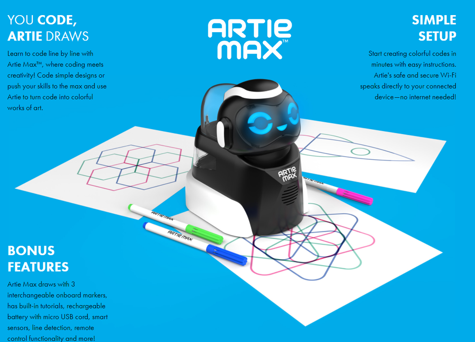 Artie Max™ The Coding Robot  - NEW!