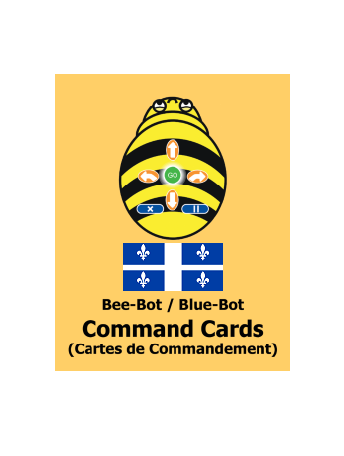 FRENCH! Bee-Bot & Blue-Bot - Command Cards (500 unit minimum purchase)