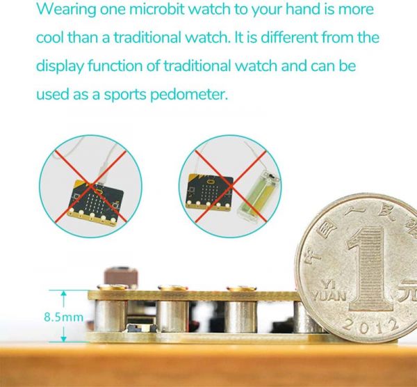 ELECFREAKS micro:bit Smart Coding Watch Kit