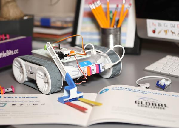 Micro Bit Rvr Robot Rover littleBits RVR+ Topper — Robotix Education Inc.