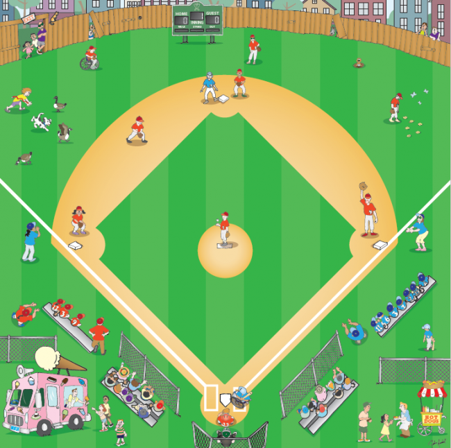 Baseball Mat (Bee-Bot)