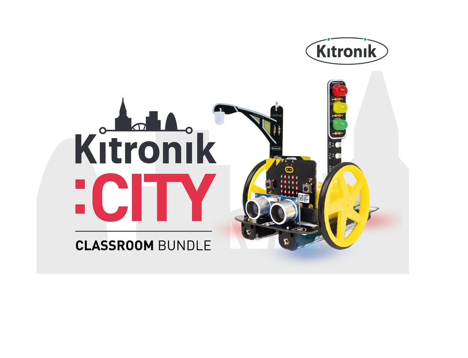 Kitronik :CITY Classroom Bundle for BBC micro:bit - 10 x  City Mat, MOVE Motor and City Accessories Bundle