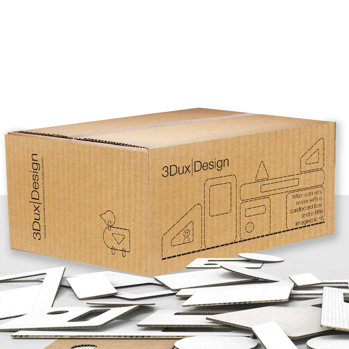 3DuxDesign Cardboard refills for the classroom