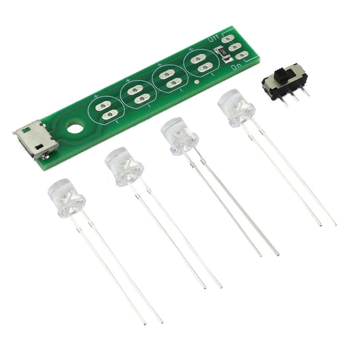 Kitronik USB LED Strip Kit with Power Switch — Robotix Education Inc.