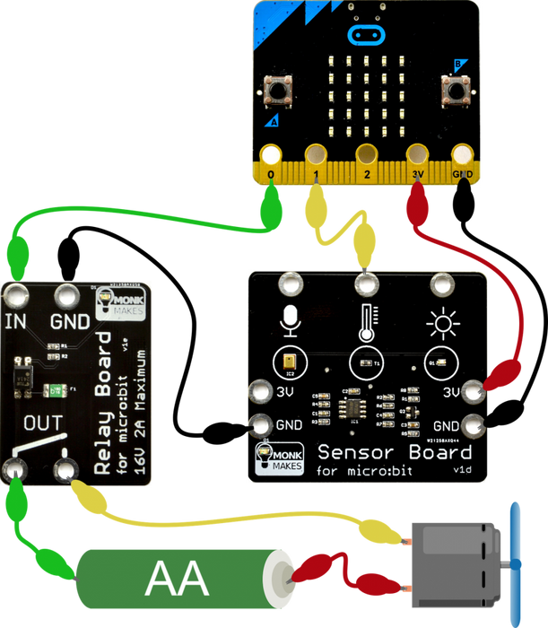 MonkMakes Electronics Starter Kit for micro:bit (for micro:bit V1 & V2)