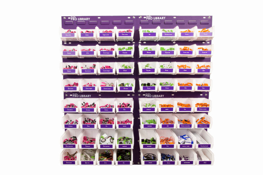 littleBits wall storage