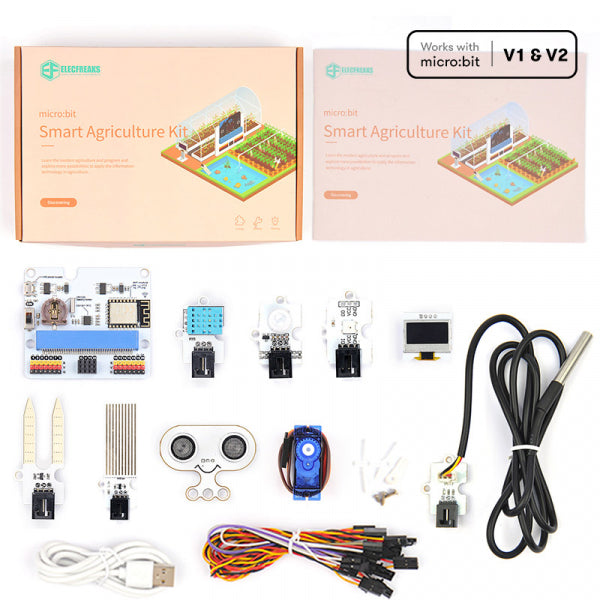 micro:bit Smart Agriculture Kit (Without micro:bit board) - ElecFreaks