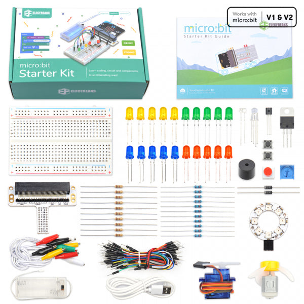 micro:bit Starter Kit (ElecFreaks) - INCLUDES micro:bit